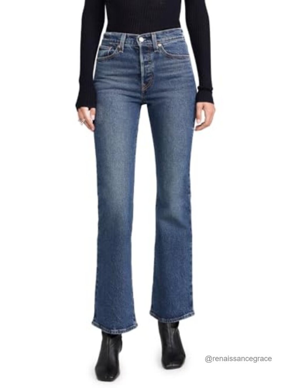 Levi's Wedgie Bootcut Jeans 99% Cotton Low Stretch Mid Rise Size 29x32
